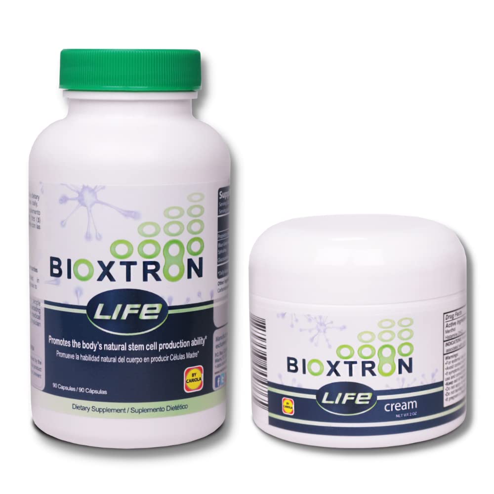 Bioxtron Life AFA Stem Cell Supplement bottle with 90 capsules
