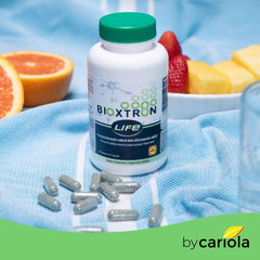 Label showing suggested use: 3 capsules daily