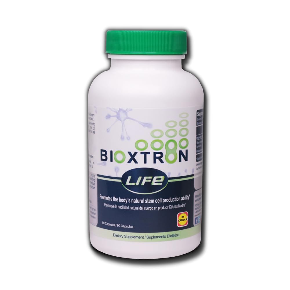 Bioxtron Life AFA Stem Cell Supplement bottle and capsules