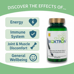 Illustration of joints and muscles supported by Bioxtron