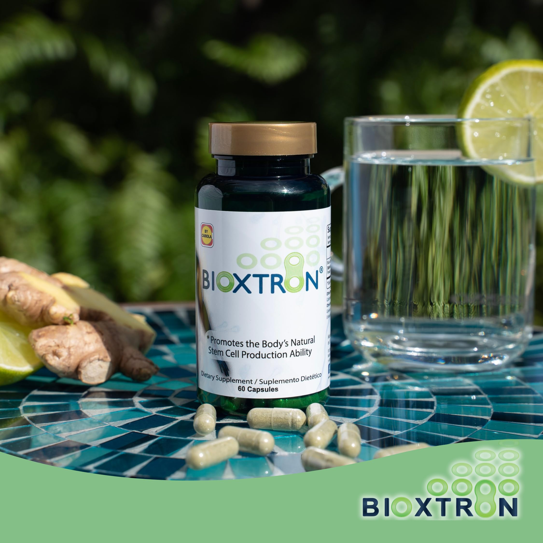 60-count bottle of Bioxtron stem cell supplement