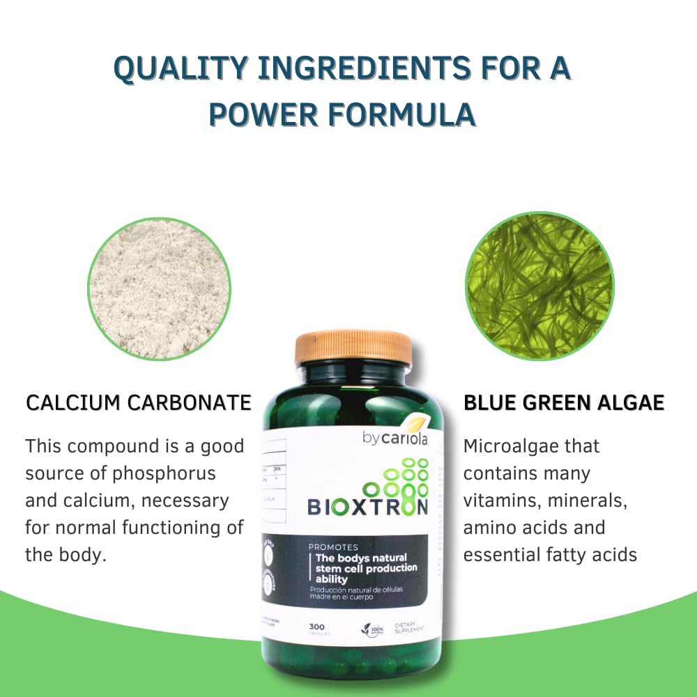 Bioxtron bottle label showing ingredients