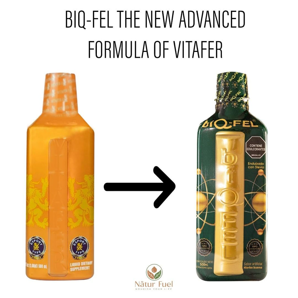Energetic daily support from BIQ-FEL in a bottle.