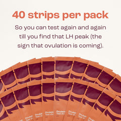 Photo-ready card for daily ovulation tracking
