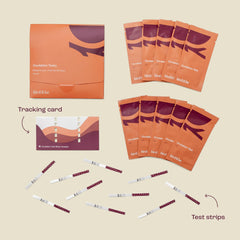 Ten LH test strips included in the Bird&Be kit