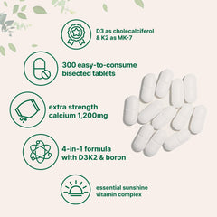 Bisected coated calcium tablet designed for easy splitting