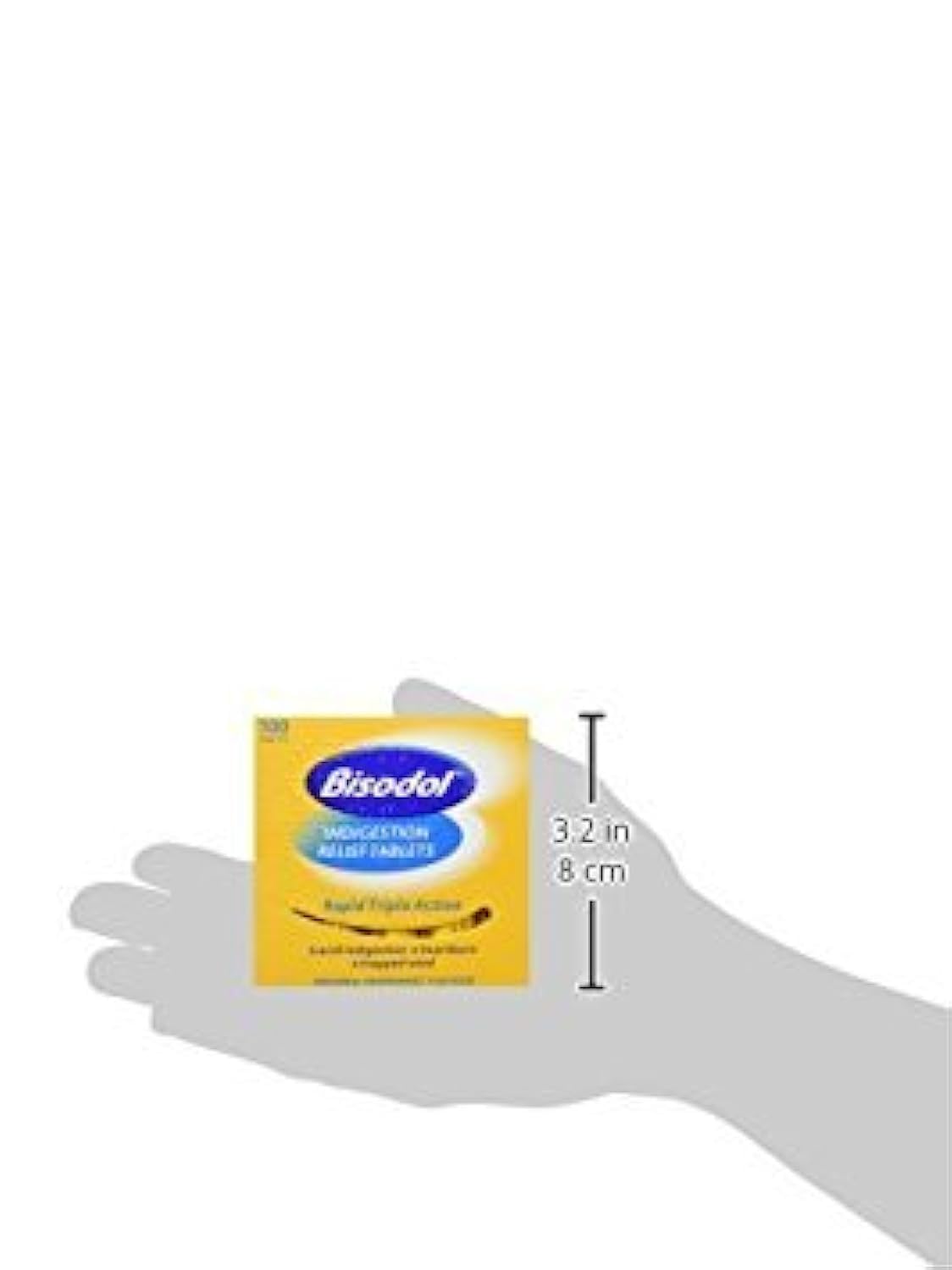 Bisodol Indigestion Relief packaging with bottle and box