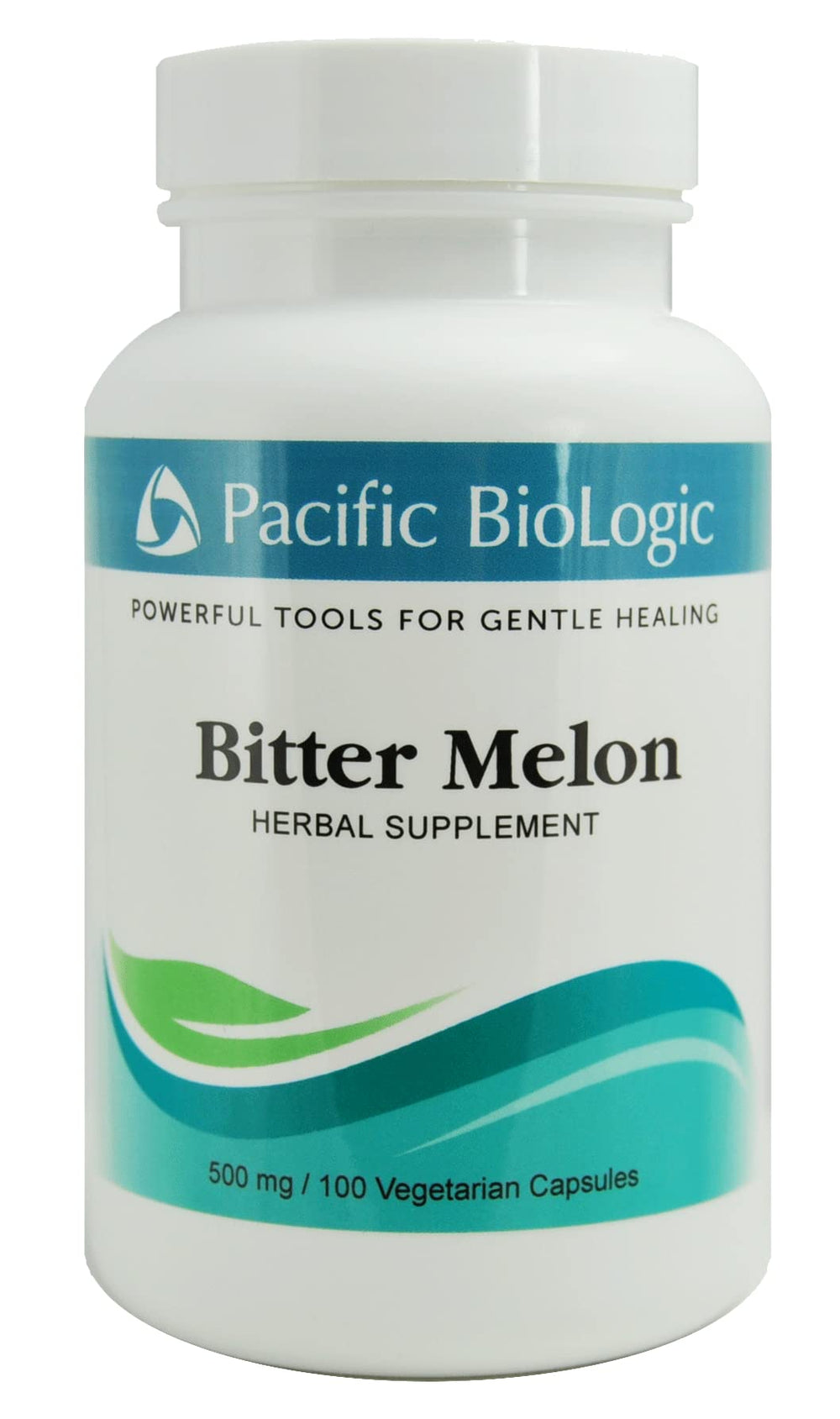 Close-up of Bitter Melon 500 mg capsules