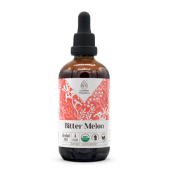 Bottle of Bitter Melon USDA Organic extract 4 oz