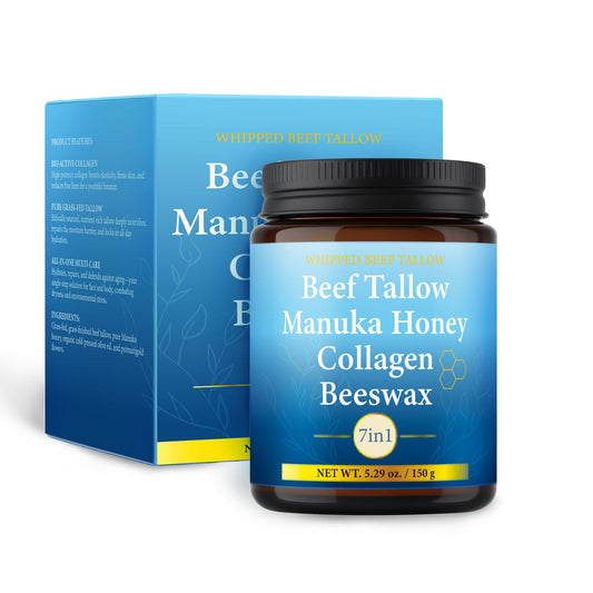 BIWQTY Beef Tallow Balm jar close-up for deep hydration
