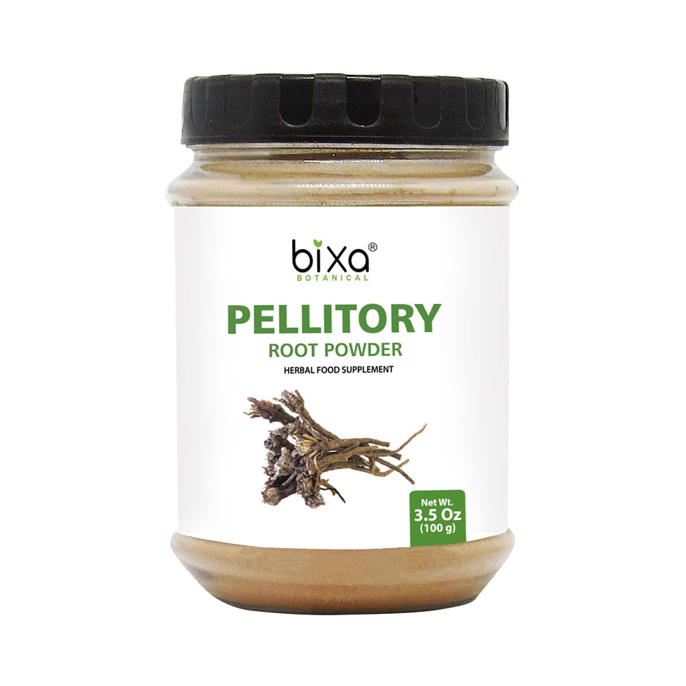Bixa Pellitory Root Powder Akarkara 3.5 oz packaging
