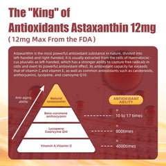 Close-up of BIYODE Astaxanthin softgels