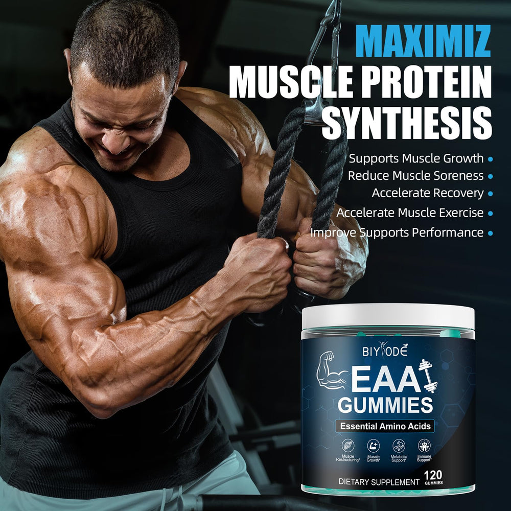 Gummies supporting energy and recovery benefits