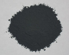 Close-up of resealable 1 lb bag of cupric oxide (CuO) powder