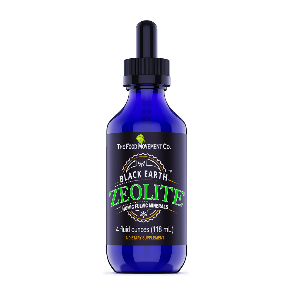 Black Earth Zeolite liquid drops 4 oz bottle