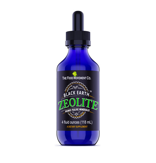 Black Earth Zeolite liquid drops 4 oz bottle