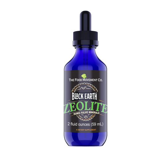 Black Earth Zeolite liquid drops bottle 2oz