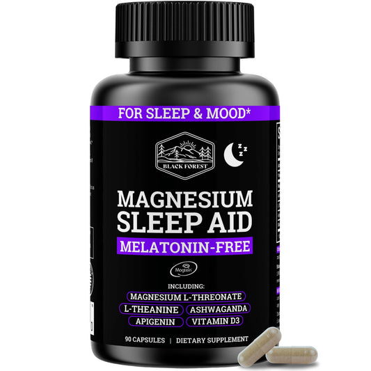 Black Forest Magnesium Sleep Aid bottle front