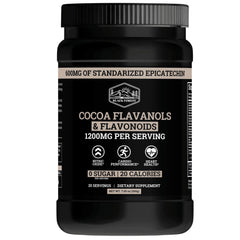 Black Forest high flavanol cocoa powder pack shot highlighting premium ingredients for heart health