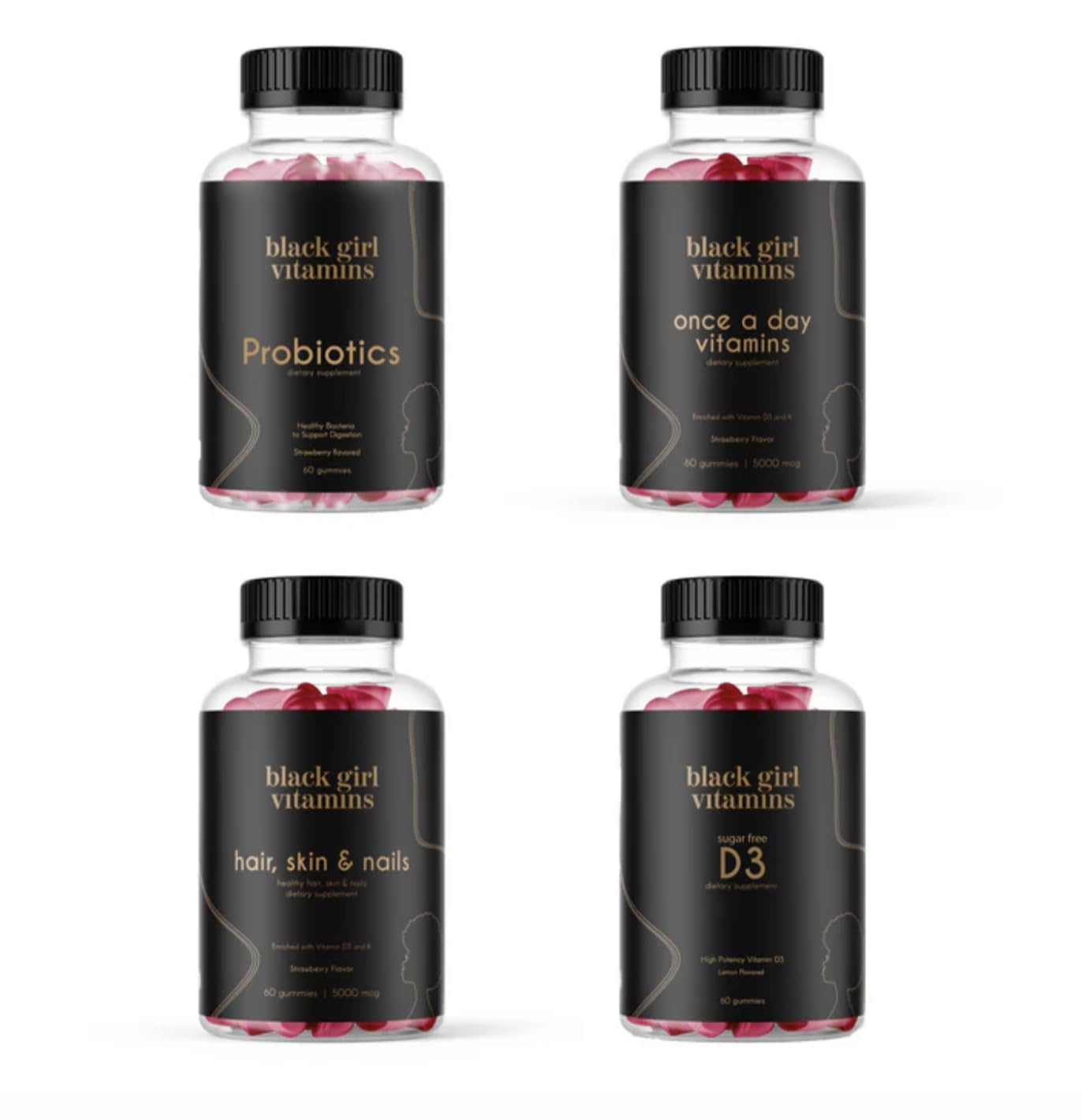 Hero image: Black Girl Vitamins 30-day bundle