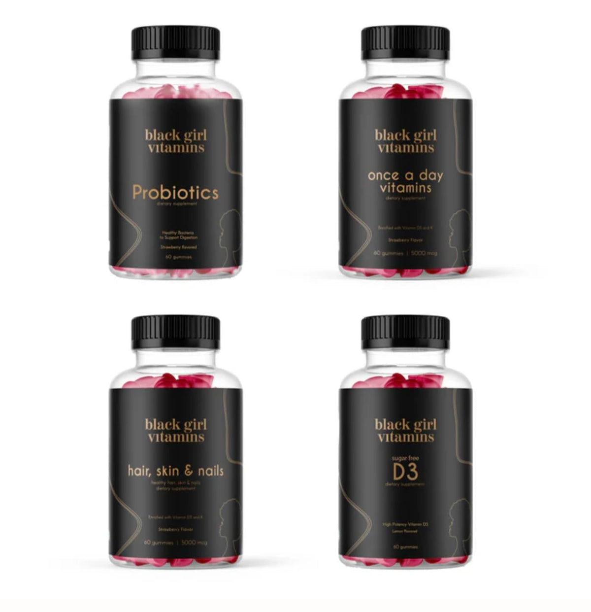Hero image: Black Girl Vitamins 30-day bundle