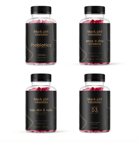 Hero image: Black Girl Vitamins 30-day bundle