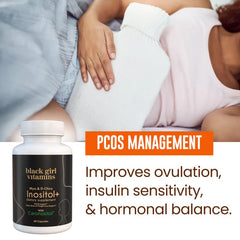 Gluten-free, non-GMO ingredient list for Black Girl Vitamins Inositol