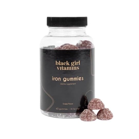 Black Girl Vitamins Iron Gummies packaging and bottle