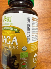 Product packaging with ingredients and certifications
