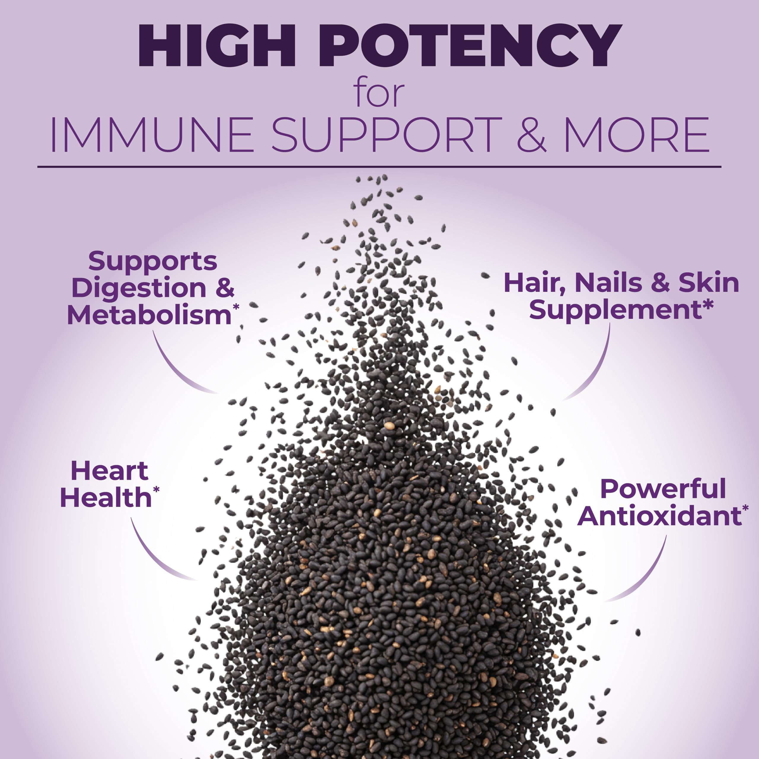 GMP-certified facility symbol with Black Seed Oil capsules
