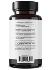 Vegan, non-GMO softgels in a bottle