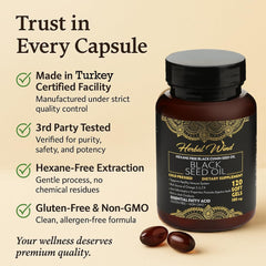 Packaging image for Black Seed Oil Capsules 120-count bottle