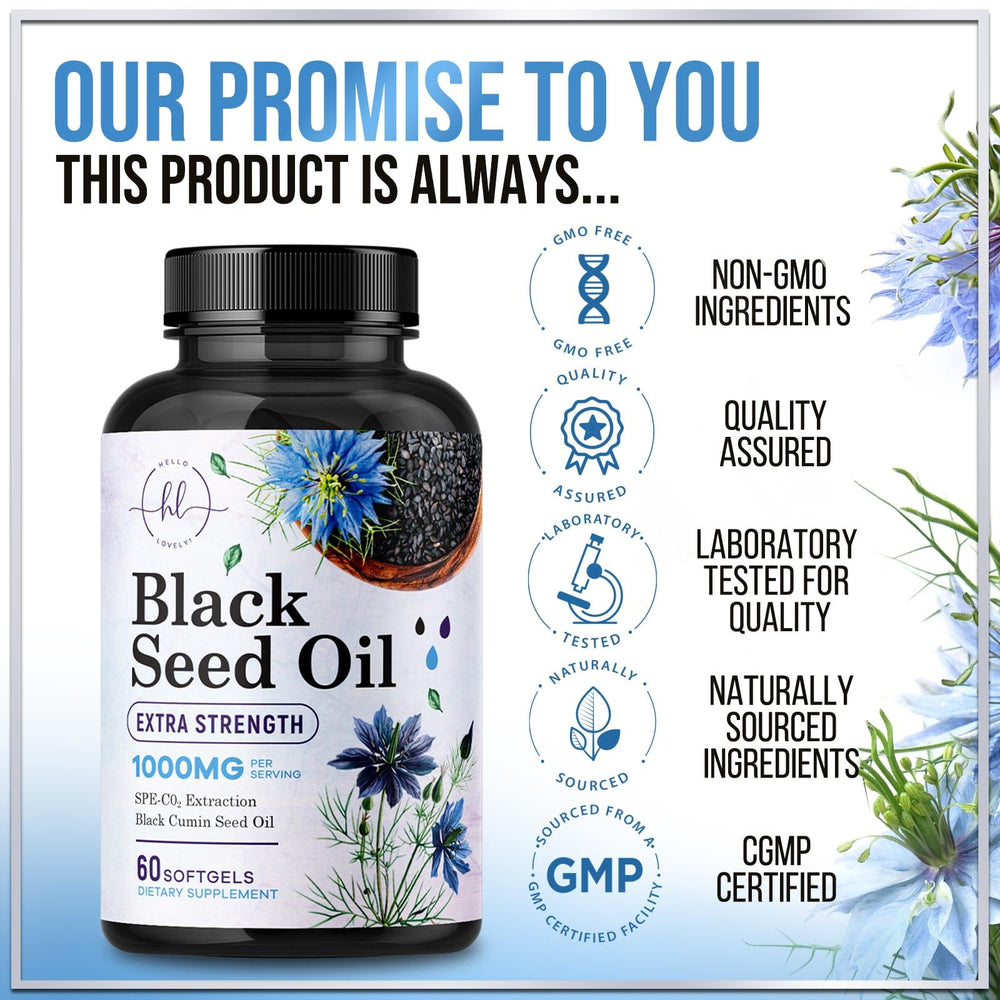 Black seed oil capsules USA pack