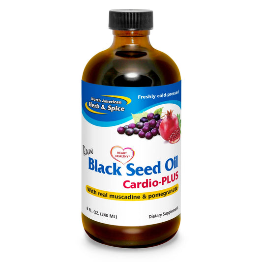 Bottle of Black Seed Oil Cardio-Plus 8 oz