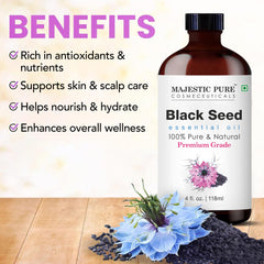 Black seed oil recommended for diffuser use and aromatherapy
