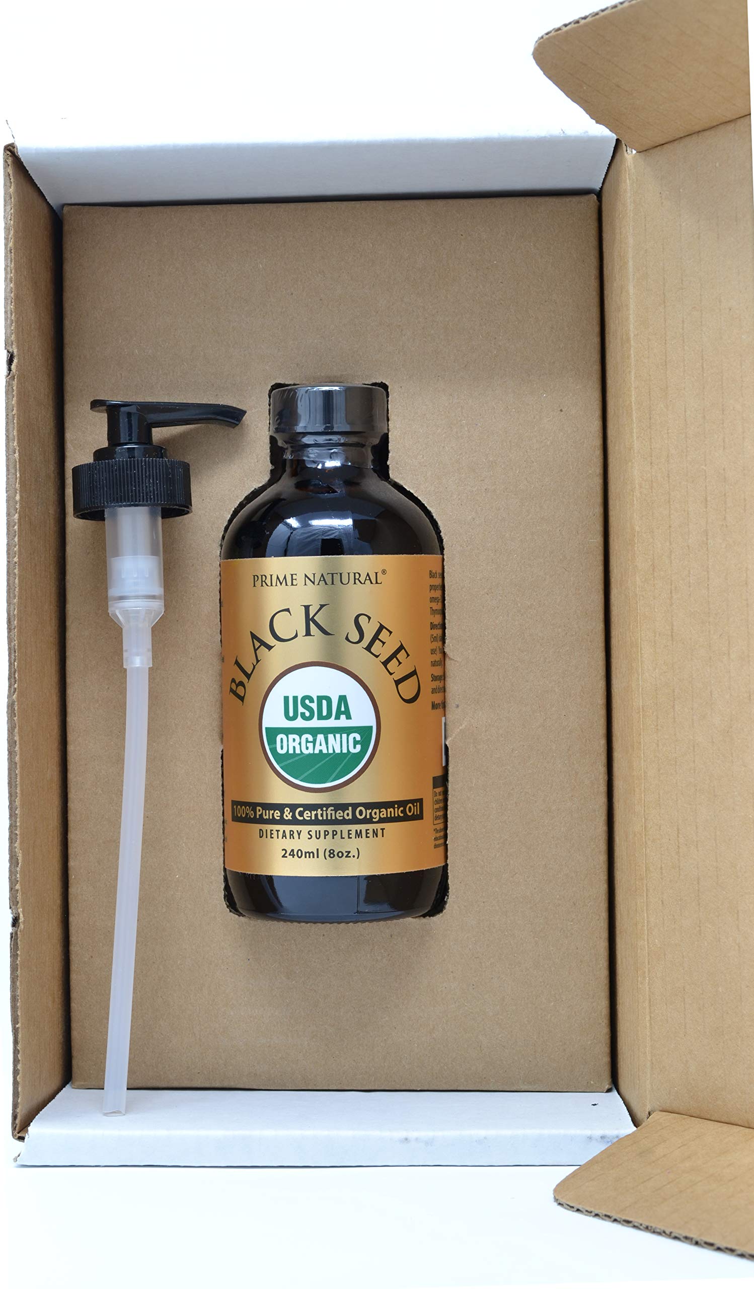 Black seed oil immune support 8oz bottle