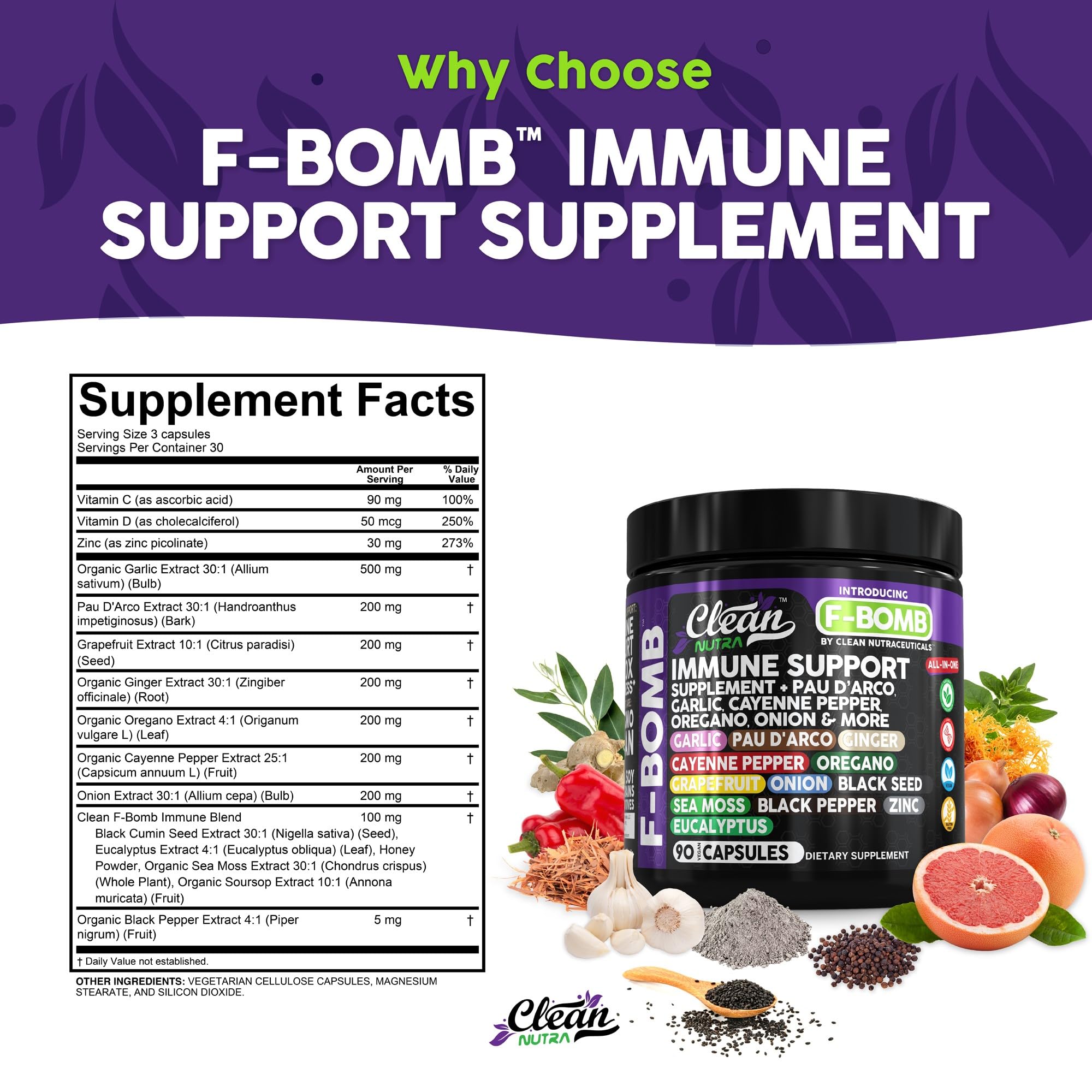 Black seed oil immune-support capsules