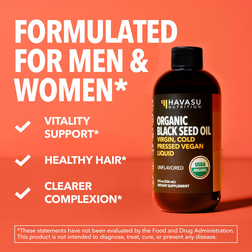 Black seed oil for immune support – 8 oz bottle