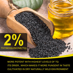 Black seed oil applied to hair for hydration