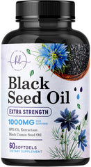 Black Seed Oil Softgels 1000mg bottle