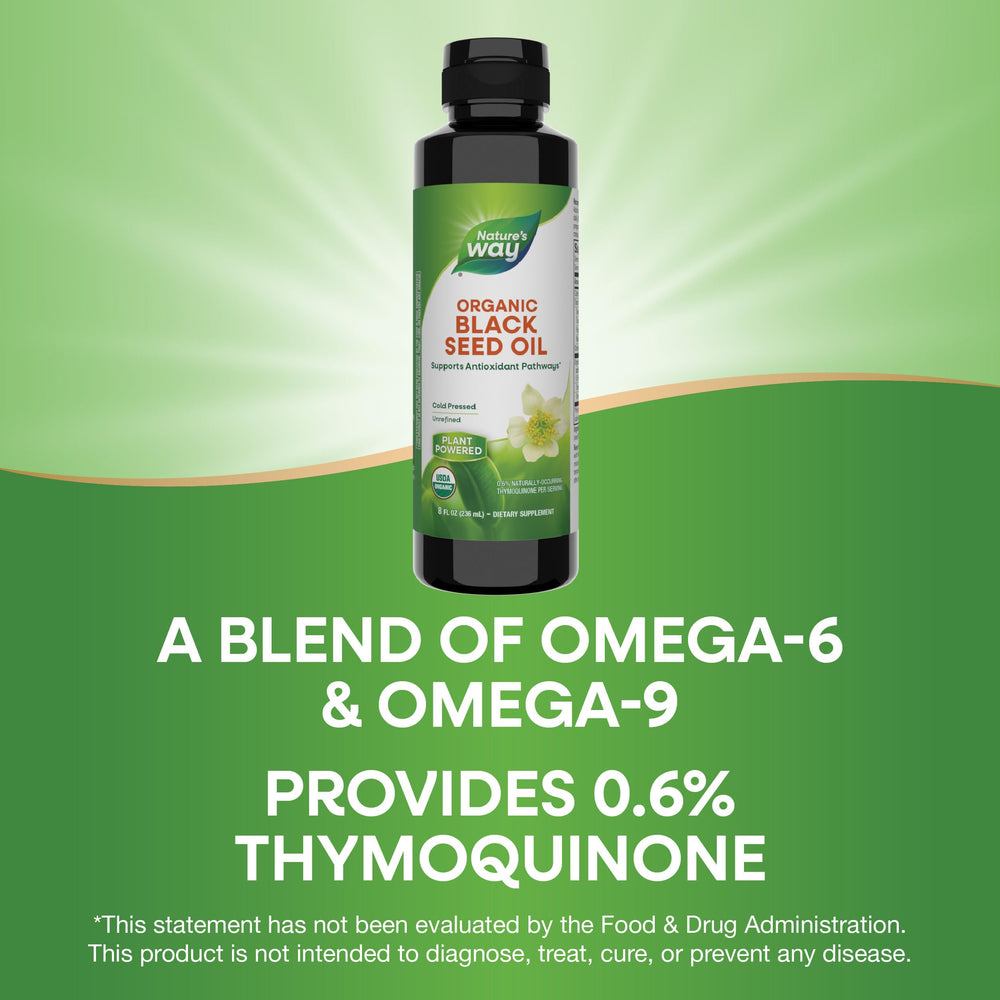 Label indicating 0.60% thymoquinone content
