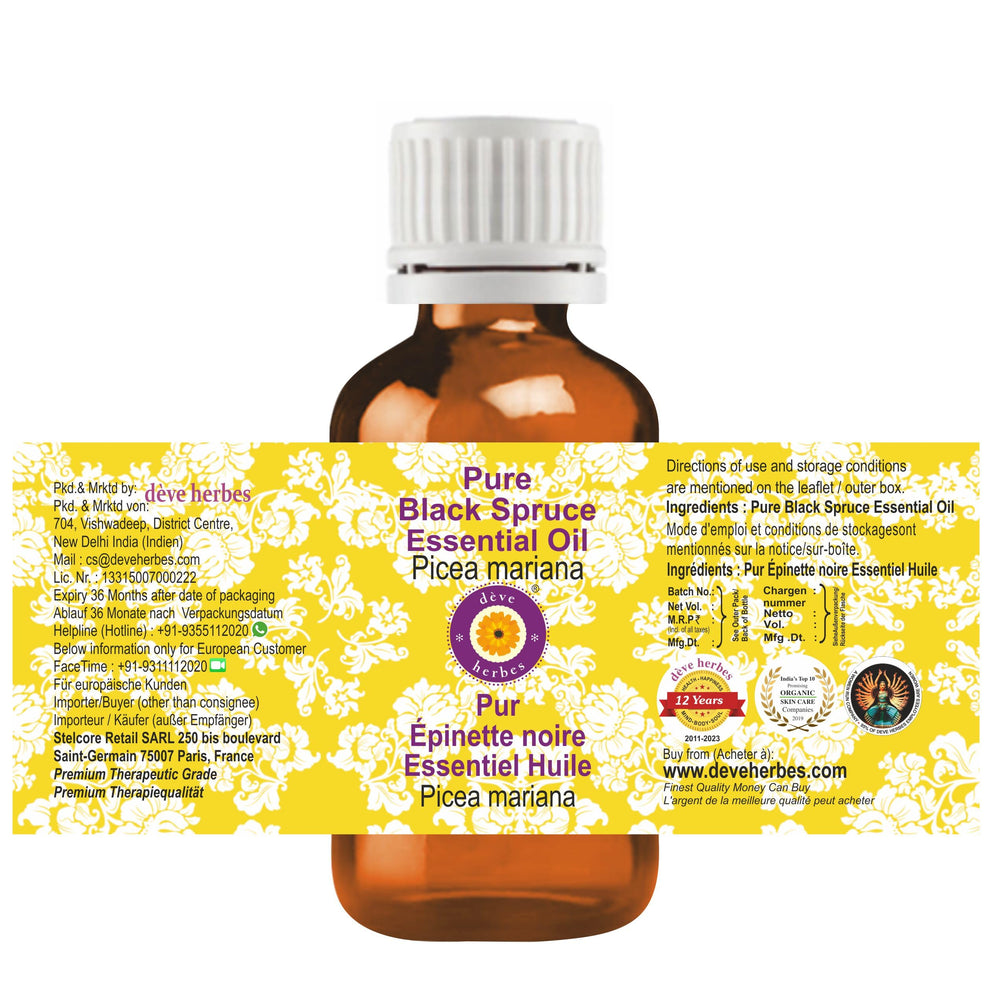 Steam-distilled Black Spruce Essential Oil from Picea mariana (10ml)
