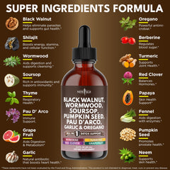 Dropper releasing herbal tincture from cleanse bottle