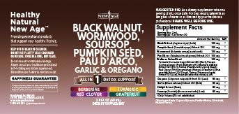 Product packaging and bottle of Black Walnut Wormwood Cleanse Drops