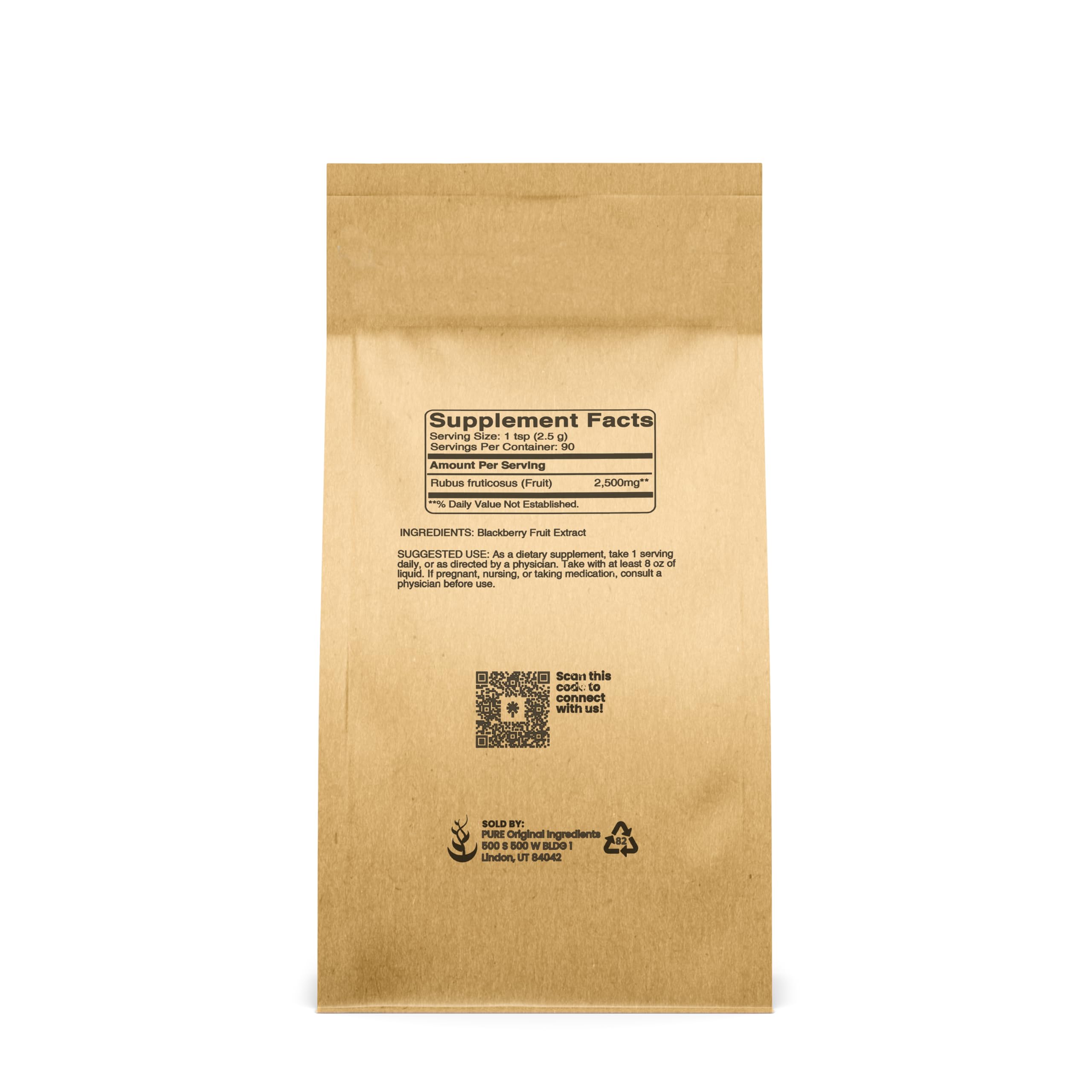Blackberry Fruit Extract 4:1 powder close-up
