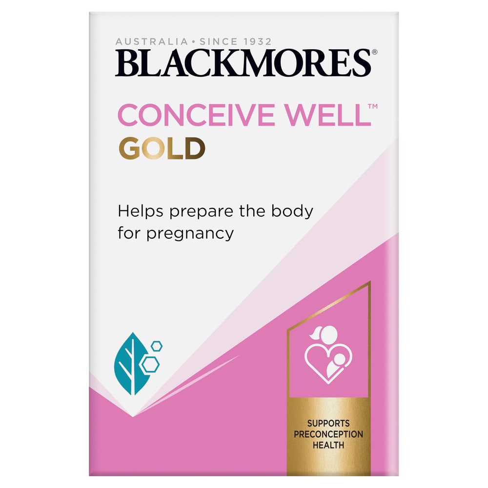 Blackmores Conceive Well Gold 28 tablets and 28 capsules hero image