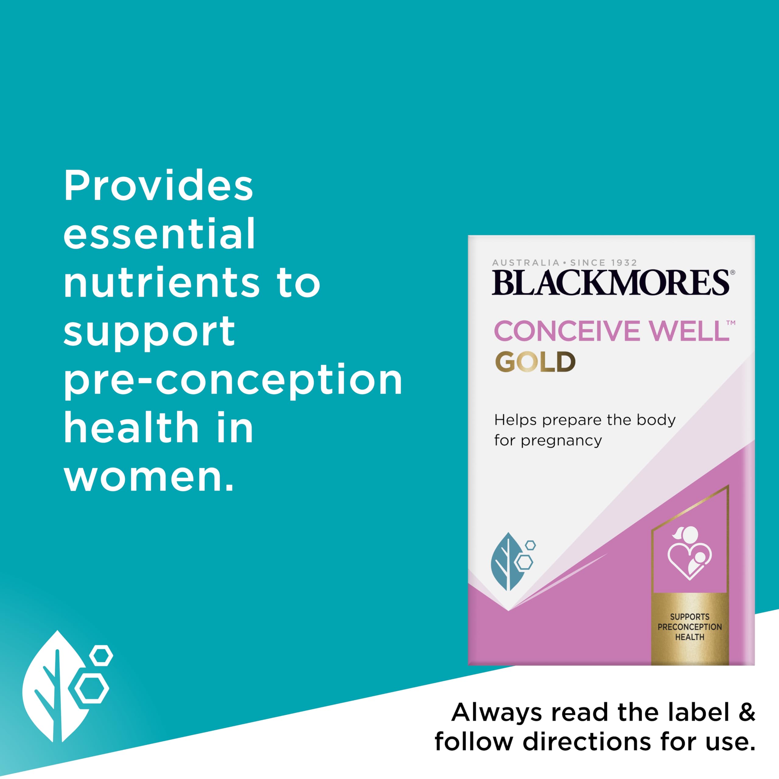 Close-up of Conceive Well Gold capsules