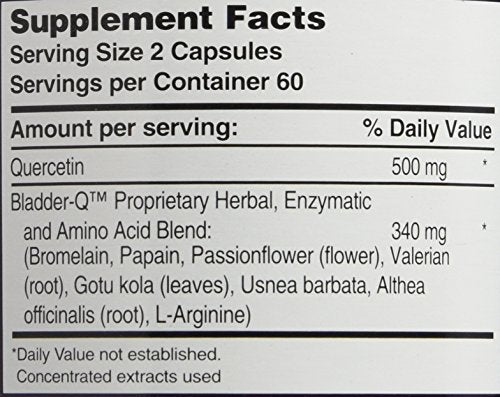 Close-up of Bladder-Q 400 mg capsules