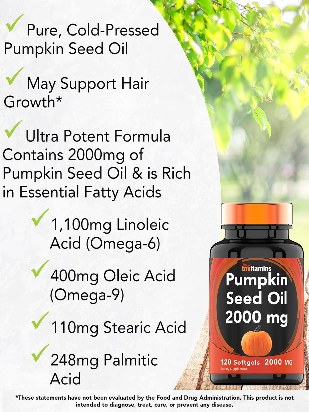 Pumpkin Seed Oil for Bladder Support