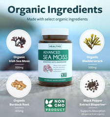 Sea Moss with Bladderwrack and Burdock Root